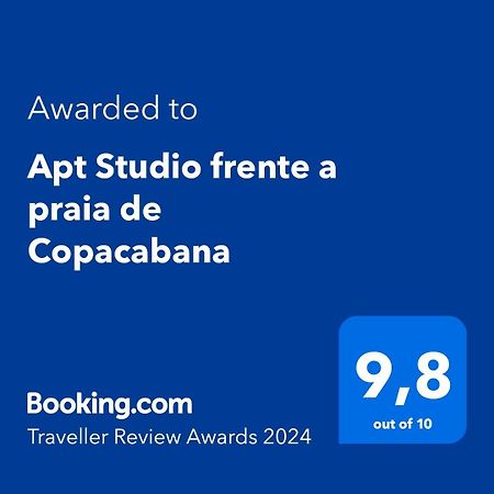 Apt Studio Frente A Praia De Copacabana Ріо-де-Жанейро Екстер'єр фото